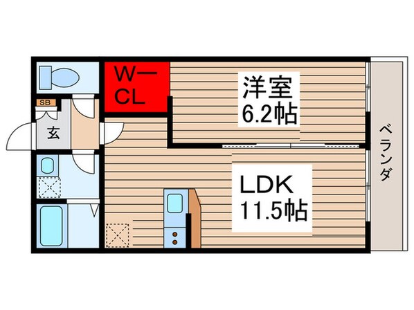 フェリーチェの物件間取画像